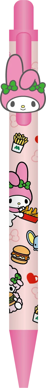 おそろいのモスバーガーカラーのリボンをつけて登場！「マイメロディ」「クロミ」とコラボレーションを実施 画像 2