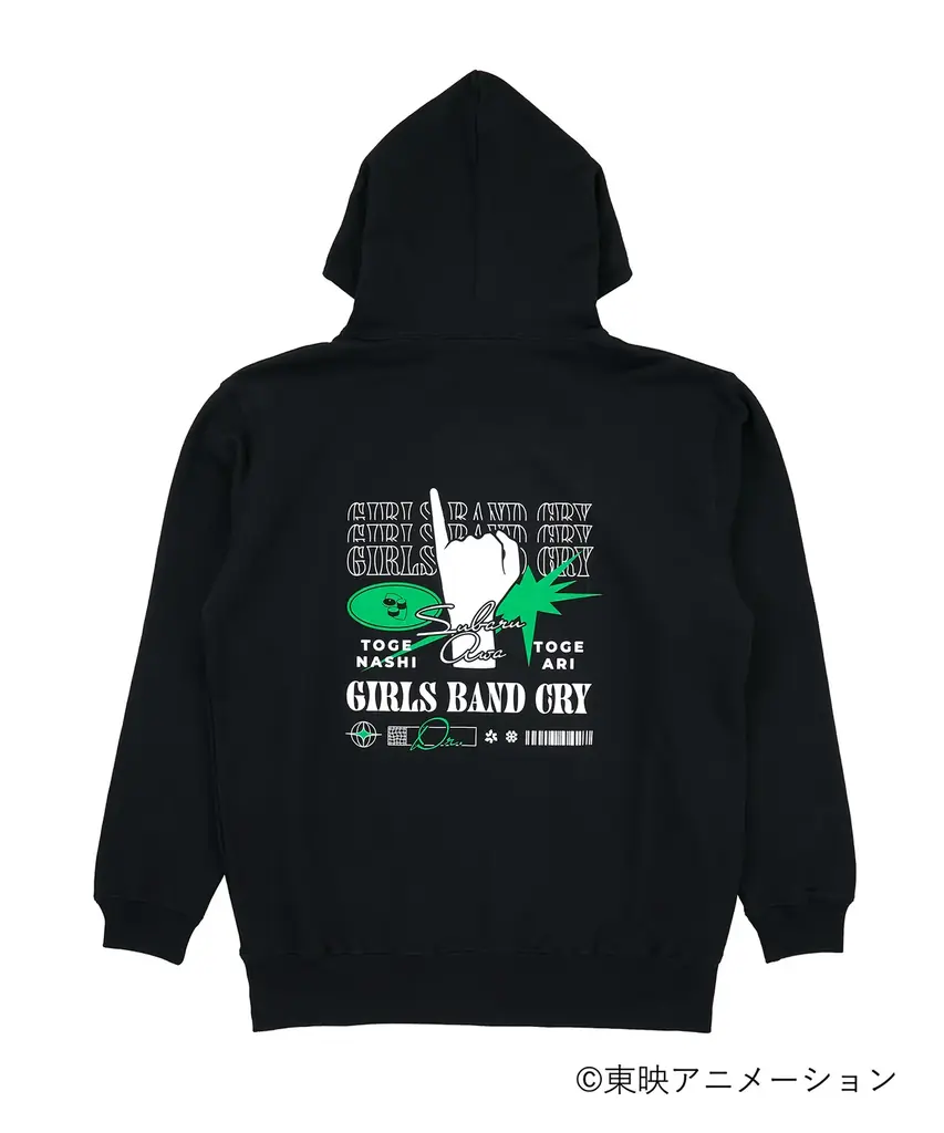 TVアニメ「ガールズバンドクライ」とZOZOTOWNがコラボレーション！「ガールズバンドクライ BLACK COLLECTION by ZOZOTOWN」を11月7日より販売 画像 3