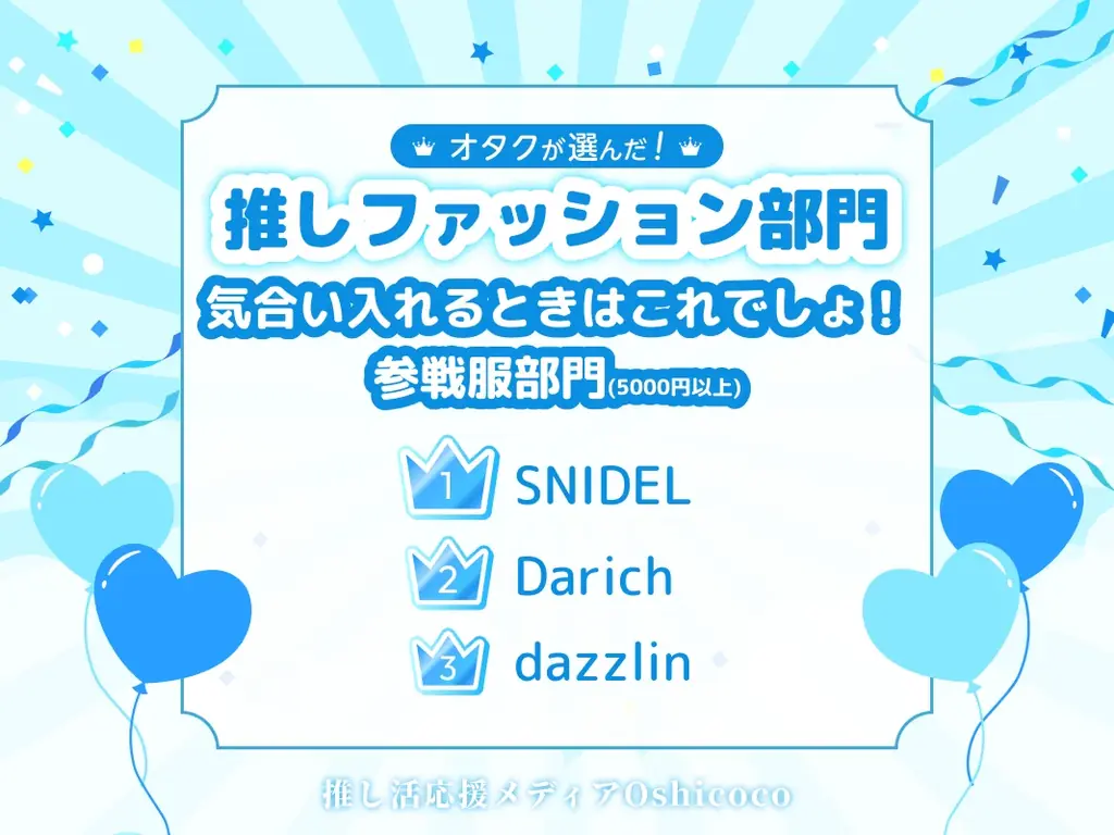 オタクが選んだ『推し・オブ・ザ・イヤー2025』結果発表！ランクインしたのは…？ 画像 18