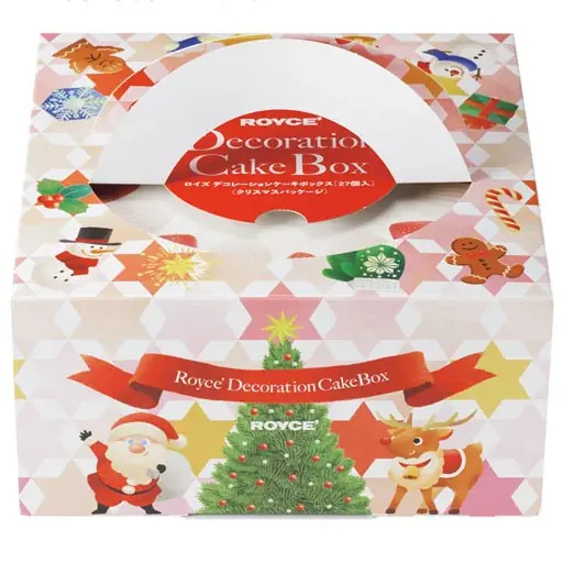 【ロイズ】まるでクリスマスケーキ！？遊んで、飾って、食べておいしい♪チョコレートを11月4日に発売。 画像 3