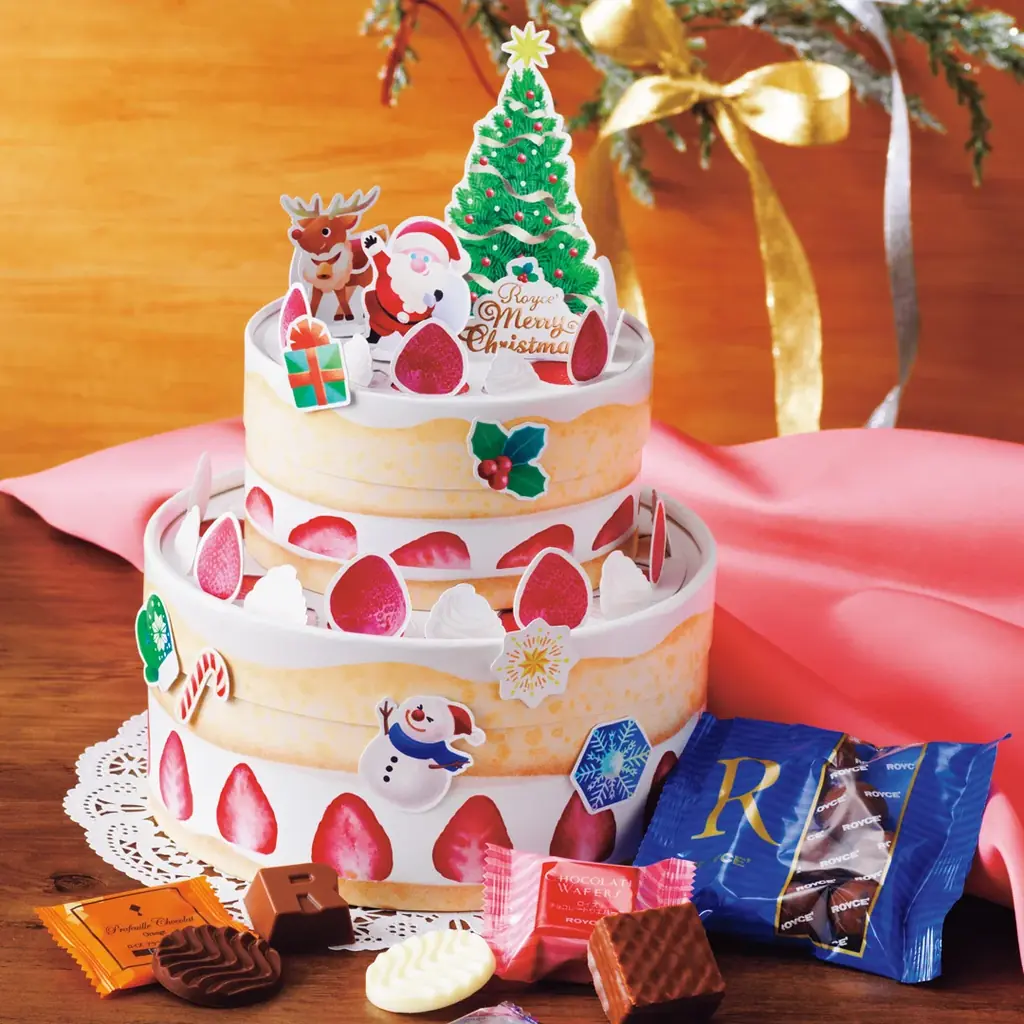 【ロイズ】まるでクリスマスケーキ！？遊んで、飾って、食べておいしい♪チョコレートを11月4日に発売。 画像 6