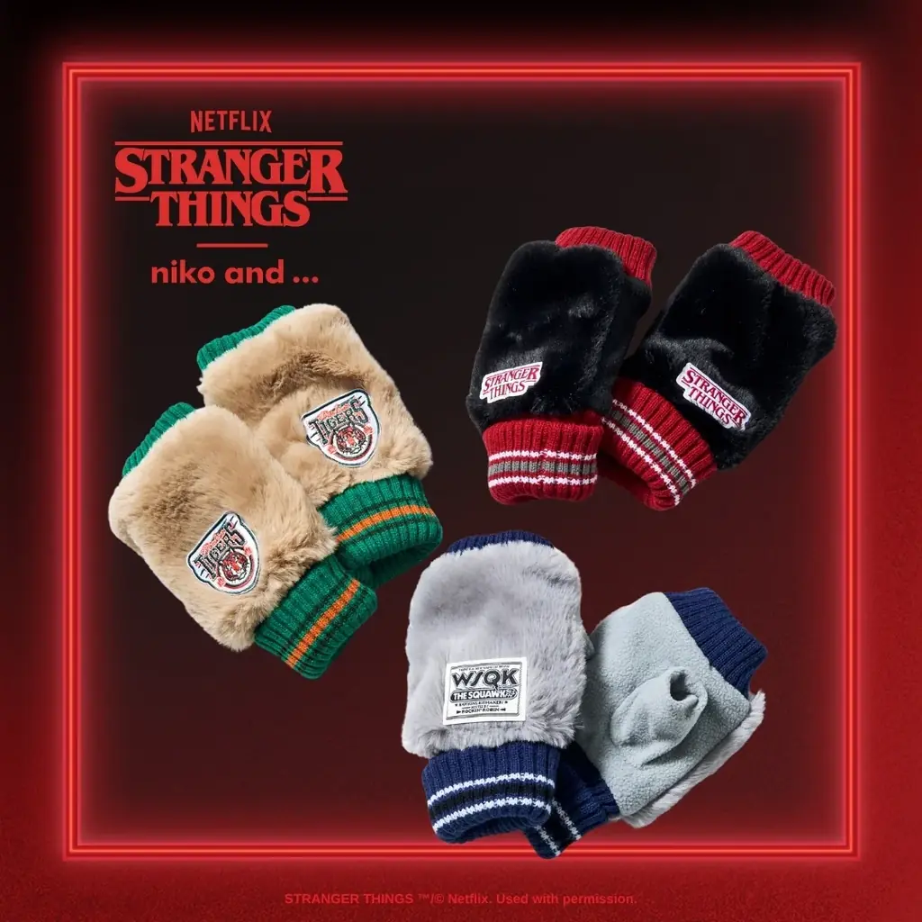 「niko and …」が、Netflixシリーズ「ストレンジャー・シングス 未知の世界」との第2弾コラボアイテムを2026年1月1日（木）より販売決定！ 画像 5