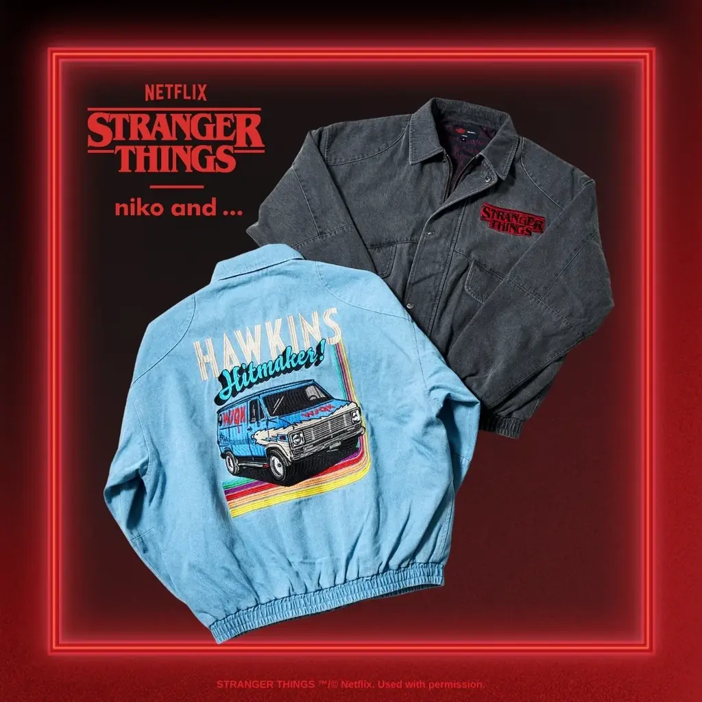 「niko and …」が、Netflixシリーズ「ストレンジャー・シングス 未知の世界」との第2弾コラボアイテムを2026年1月1日（木）より販売決定！ 画像 7