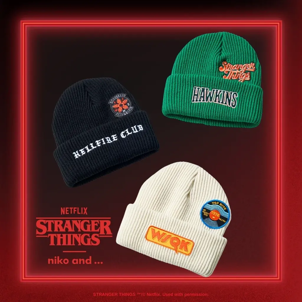「niko and …」が、Netflixシリーズ「ストレンジャー・シングス 未知の世界」との第2弾コラボアイテムを2026年1月1日（木）より販売決定！ 画像 9
