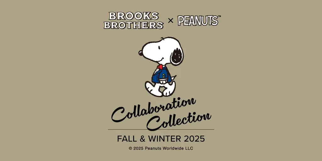 ブルックス ブラザーズ×PEANUTSコラボコレクションFall &Winter 2025が発売開始 画像 1