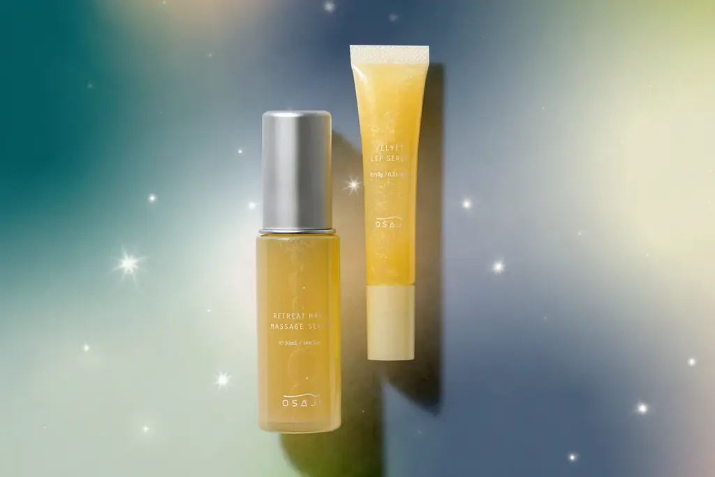 OSAJI（オサジ）より、オーロラのようなやわらかなきらめきを閉じ込めた特別デザインのハンド美容液・リップ美容液が2025年12月19日（金）より数量限定発売。 画像 1