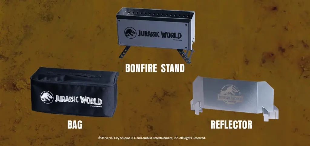 トヨトミが「ジュラシック・ワールド」と初コラボ！特別デザインの焚火台が11/7(金)より発売！ 画像 4