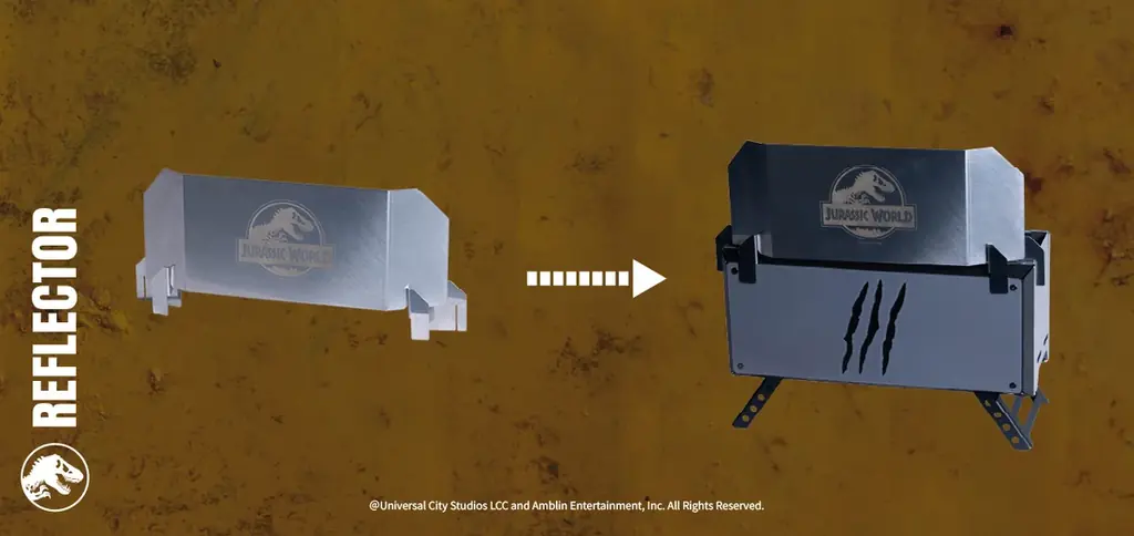 トヨトミが「ジュラシック・ワールド」と初コラボ！特別デザインの焚火台が11/7(金)より発売！ 画像 6