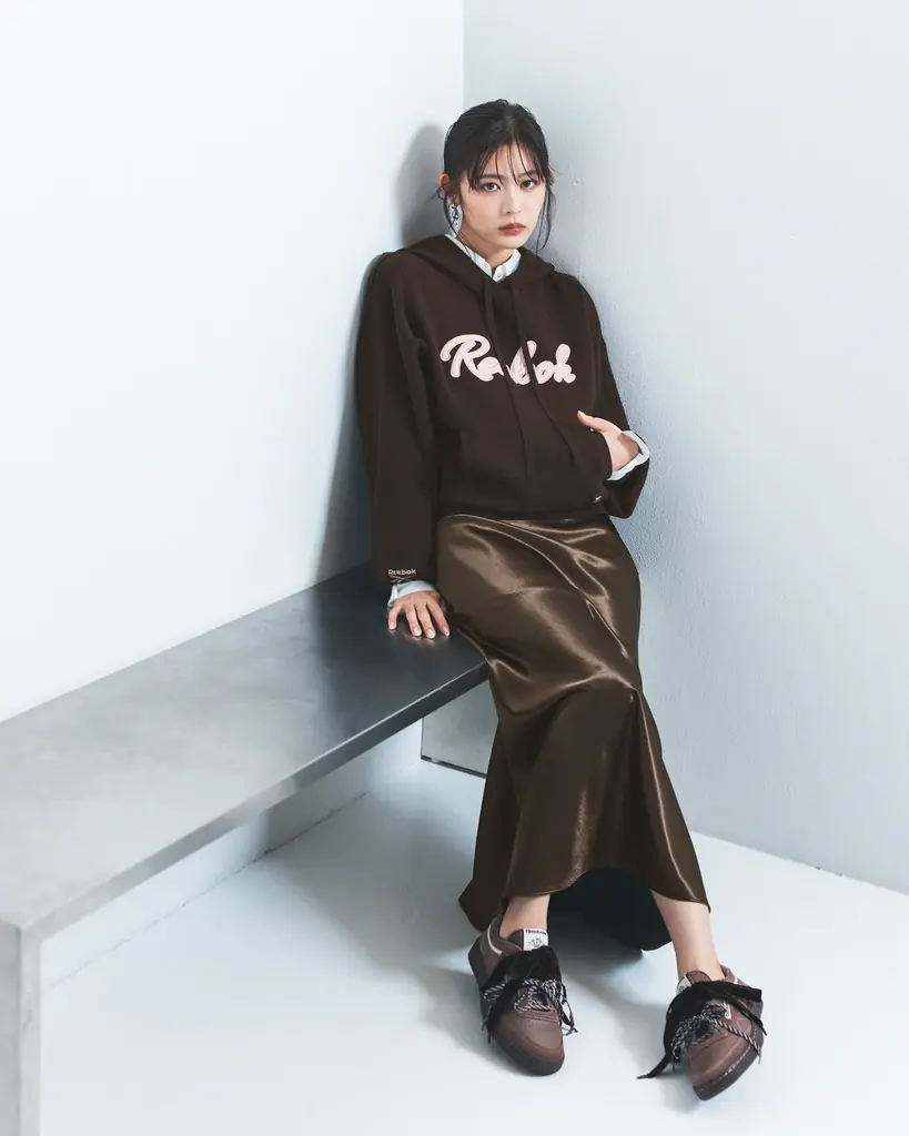 【FRAY I.D(フレイ アイディー)】Reebokとの初コラボレーションアイテムが登場！古畑星夏が魅せる大人スポーティなコレクションを公開＜11/5(水)WEB先行予約・11/19(水)店頭発売＞ 画像 3