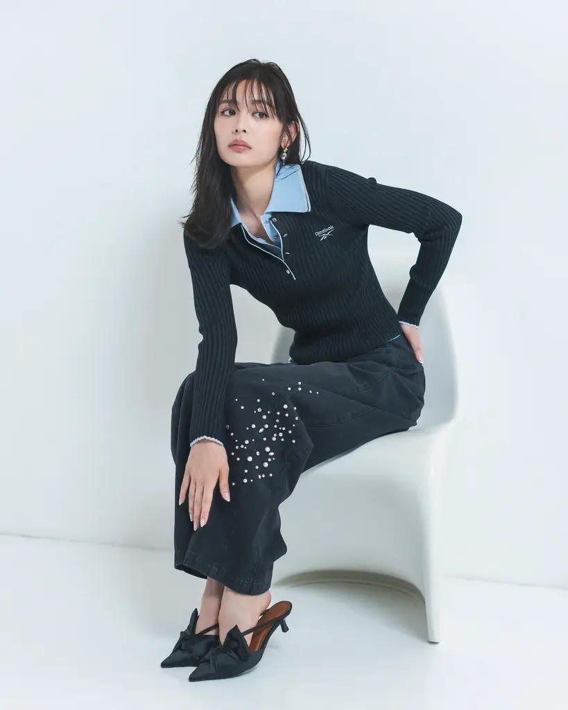 【FRAY I.D(フレイ アイディー)】Reebokとの初コラボレーションアイテムが登場！古畑星夏が魅せる大人スポーティなコレクションを公開＜11/5(水)WEB先行予約・11/19(水)店頭発売＞ 画像 7