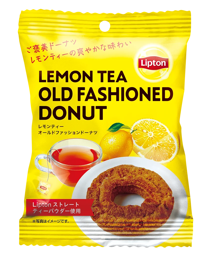 Lipton (リプトン)のパウダーを使用した3種類のドーナツ(レモンティー、ミルクティー、アップルティー)を発売！ 画像 3
