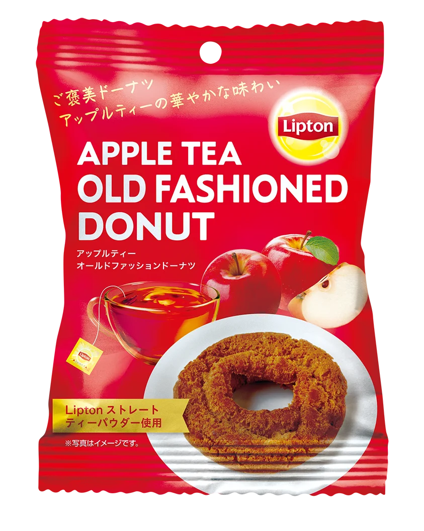 Lipton (リプトン)のパウダーを使用した3種類のドーナツ(レモンティー、ミルクティー、アップルティー)を発売！ 画像 5