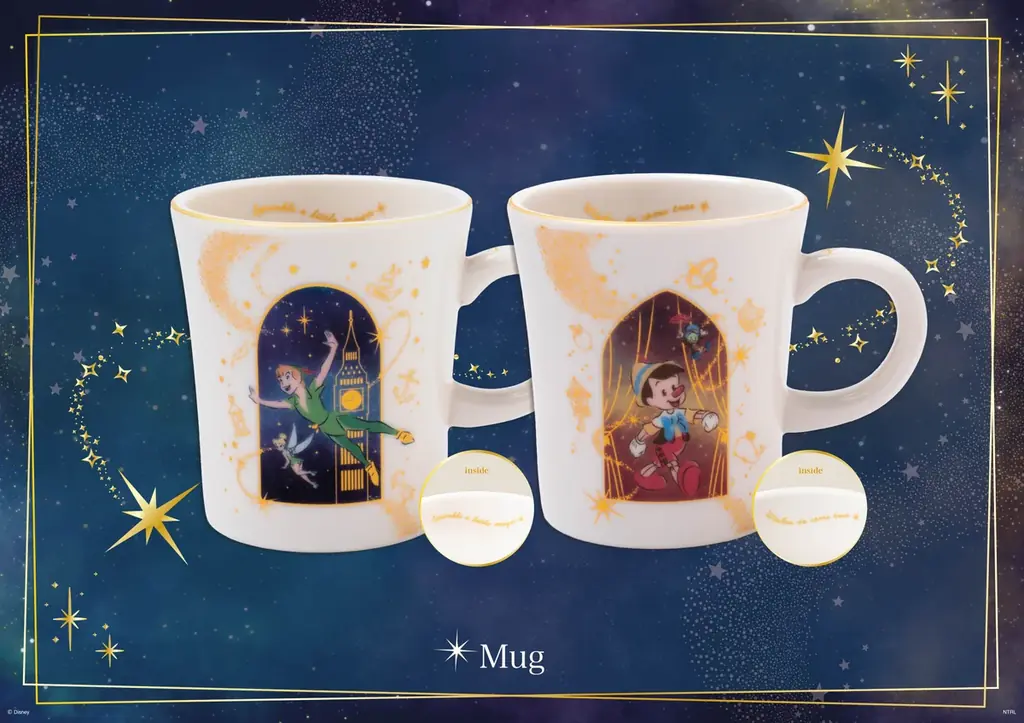 ディズニーの名作『ピーター・パン』『シンデレラ』『ピノキオ』の限定コレクション“星が輝く夜に”　11月7日(金)に発売決定！ 画像 4