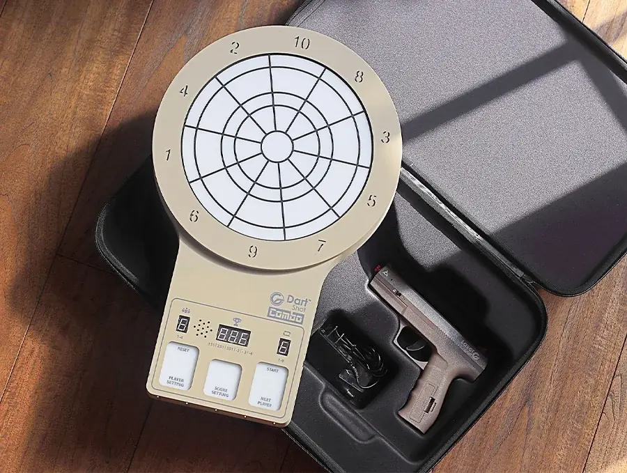 撃っても飾っても本格派。実銃規格のアメリカ射撃訓練用レーザーガンダーツ 画像 5