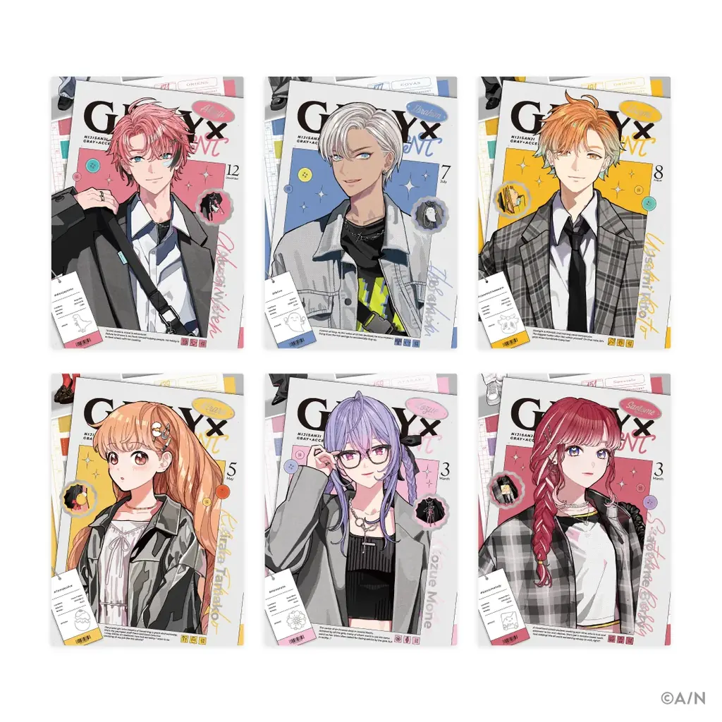 にじさんじから「GRAY×ACCENT」グッズが登場！2025年11月6日(木)18時から販売開始！ 画像 9