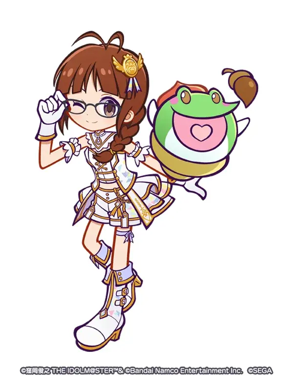 『ぷよぷよ!!クエスト』「アイドルマスター」とのコラボイベント本日より開催！コラボ期間にログインすると「[★6]秋月律子＆どんぐりガエル」をプレゼント！ 画像 2