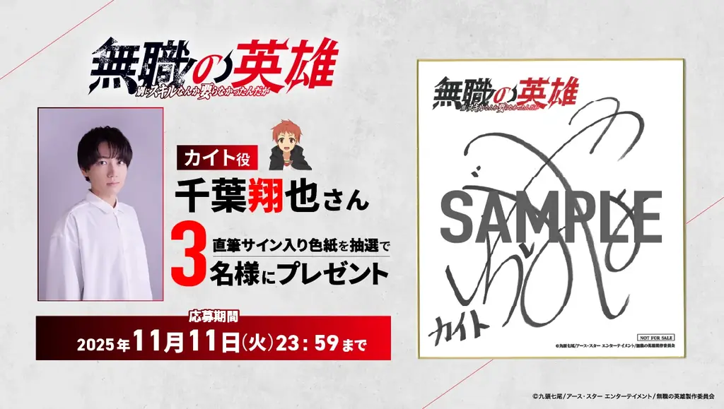 TVアニメ『無職の英雄 ～別にスキルなんか要らなかったんだが～』メインビジュアル・メインＰＶの第2弾を公開！さらに、第５弾キャスト情報も解禁！ 画像 14