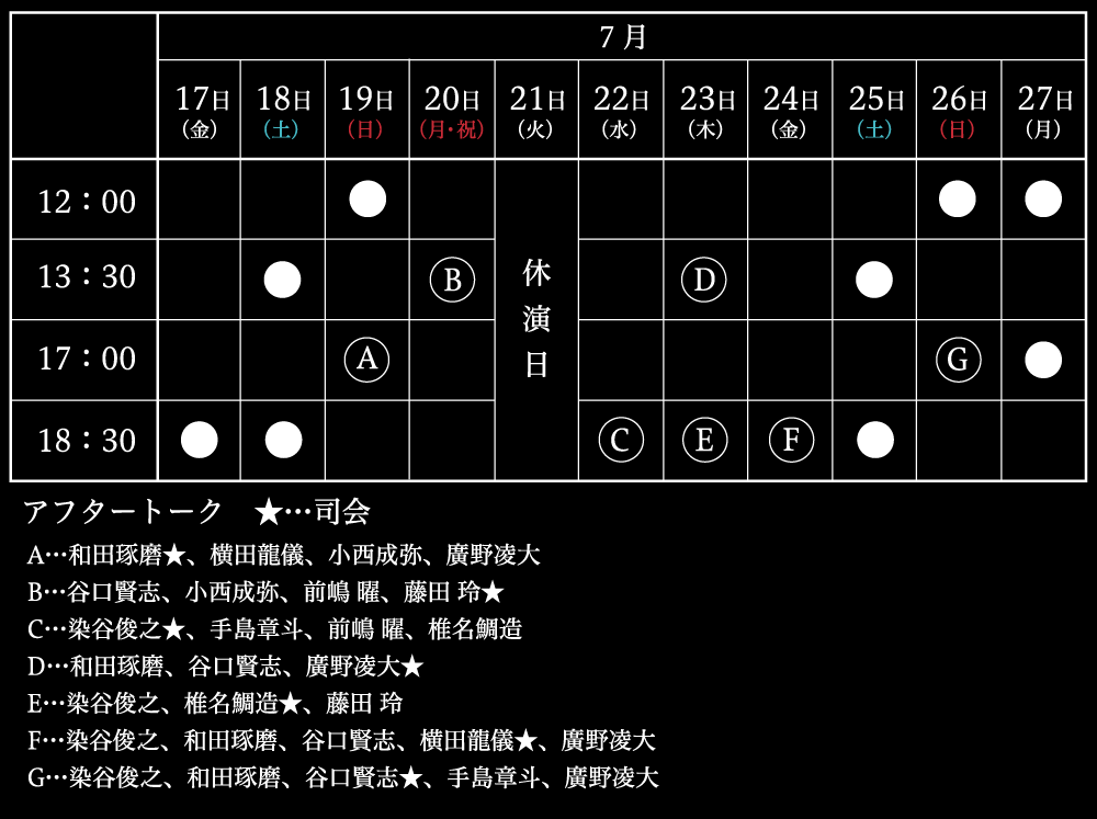 染谷俊之・和田琢磨W主演舞台『gift』(ギフト） 2026年７月上演！！11月6日（木）よりキャスト先行チケット販売開始 画像 2