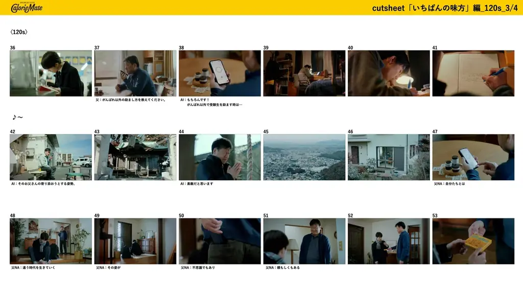 カロリーメイト受験生応援シリーズ第12弾『いちばんの味方』篇　不器用ながらも温かい父親役に佐藤二朗さん、受験生役に坂元愛登さん出演 画像 7