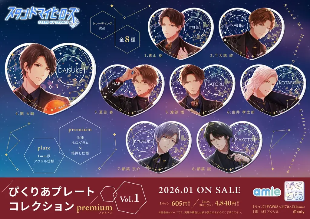 ぴくりあプレート発売