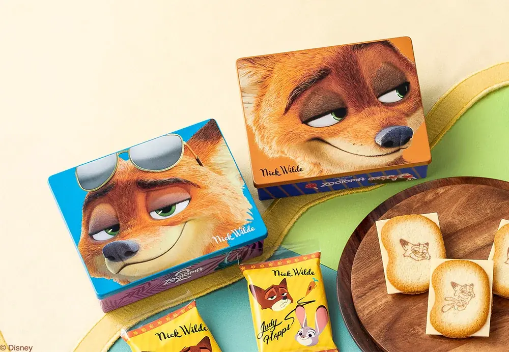 【東京ばな奈】映画「ズートピア2」公開記念！「ニック」と「ジュディ」のショコラサンド誕生。“等身大ブランケット”など、グッズも続々登場 画像 5