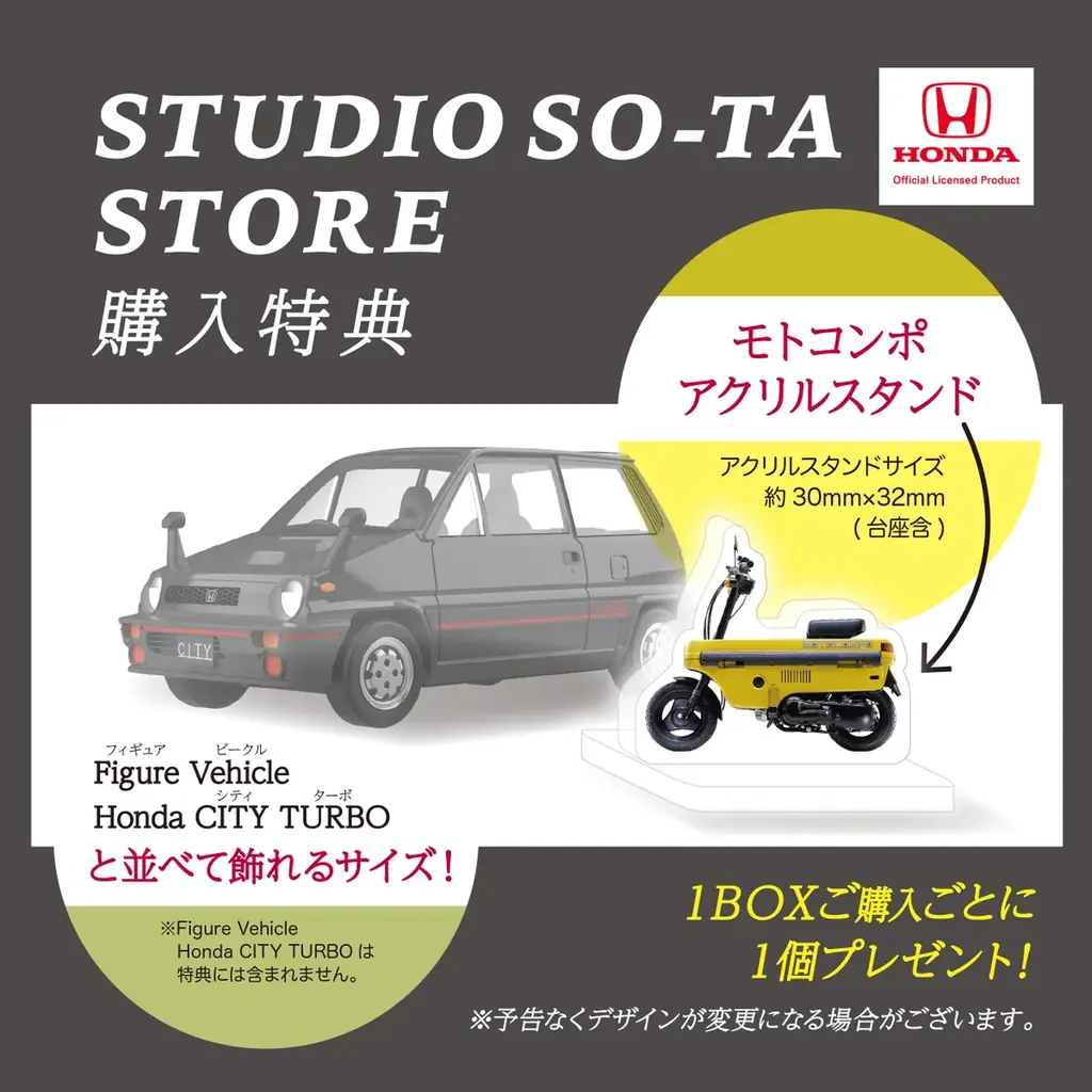 2026年3月に「Figure Vehicle Honda CITY TURBO」発売決定！【カプセルトイ・ボックストイ】 画像 12