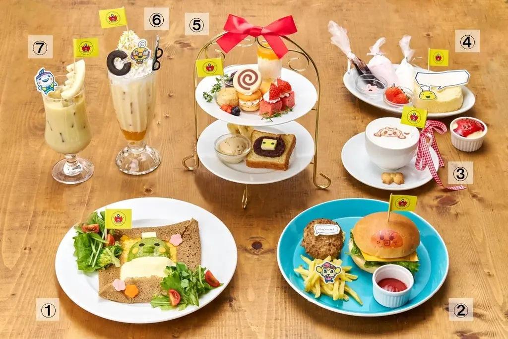 11/21スタート｜たまごっち×カプコンカフェ限定メニュー公開