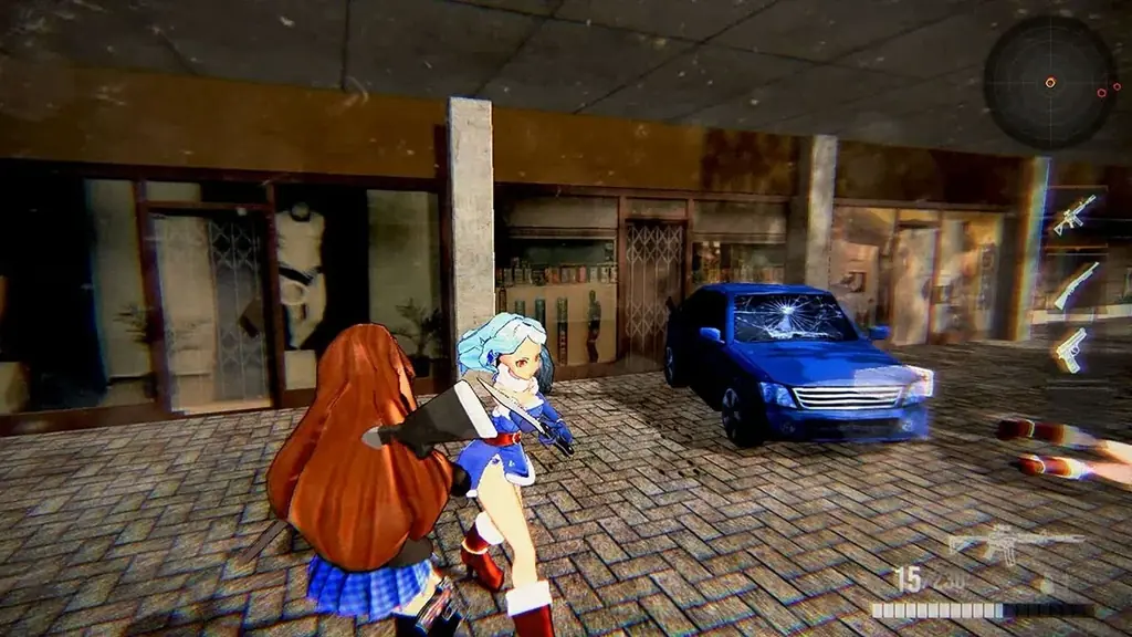 【新作Nintendo Switch™ゲーム】セクシーさとアクションが炸裂するビジュアル重視の美少女TPSゲーム「バンバンガールズ 萌えパニック」配信開始！ 画像 12