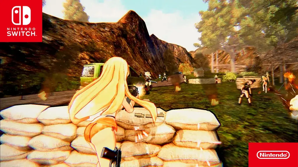 【新作Nintendo Switch™ゲーム】セクシーさとアクションが炸裂するビジュアル重視の美少女TPSゲーム「バンバンガールズ 萌えパニック」配信開始！ 画像 2