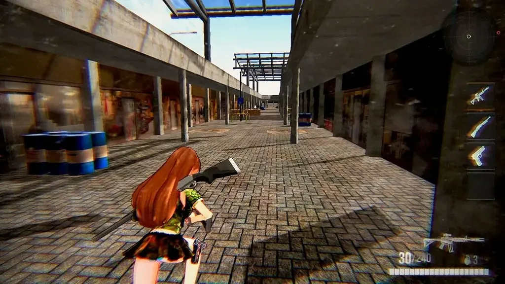 【新作Nintendo Switch™ゲーム】セクシーさとアクションが炸裂するビジュアル重視の美少女TPSゲーム「バンバンガールズ 萌えパニック」配信開始！ 画像 3