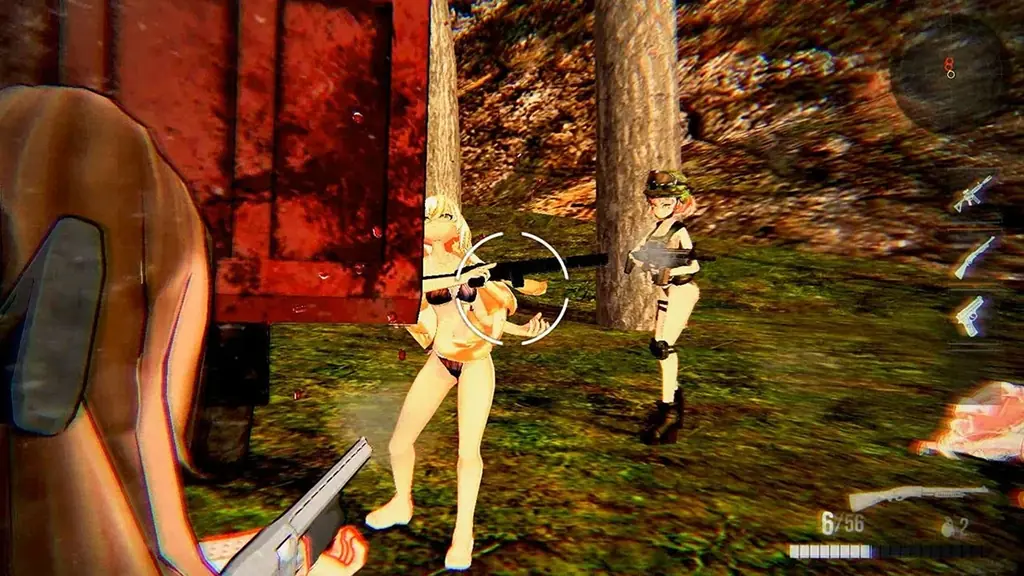 【新作Nintendo Switch™ゲーム】セクシーさとアクションが炸裂するビジュアル重視の美少女TPSゲーム「バンバンガールズ 萌えパニック」配信開始！ 画像 4