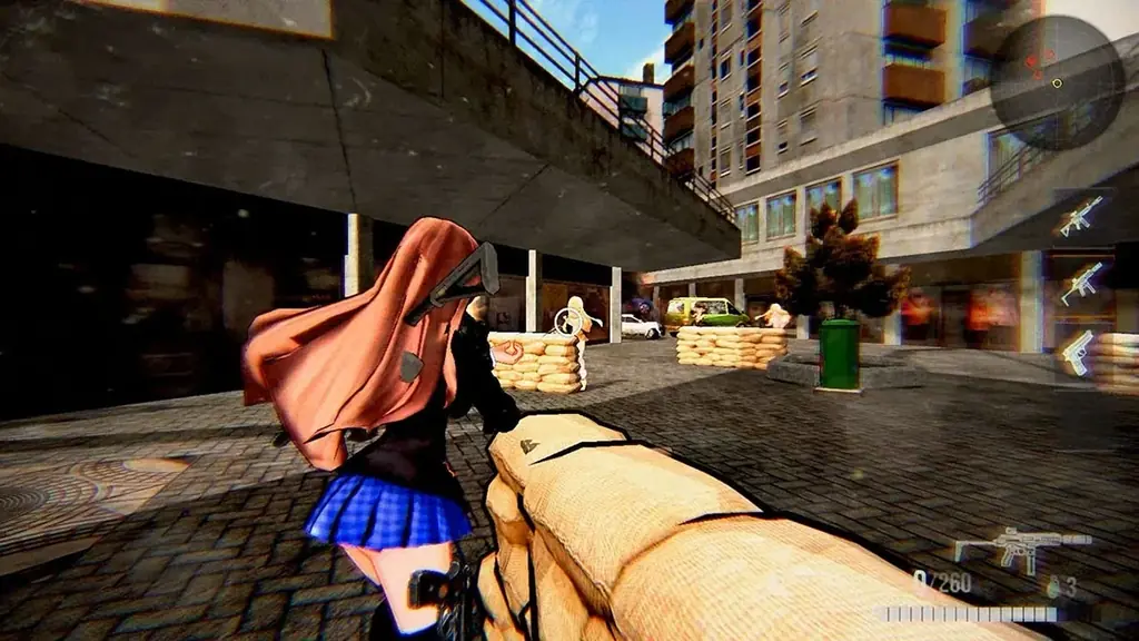 【新作Nintendo Switch™ゲーム】セクシーさとアクションが炸裂するビジュアル重視の美少女TPSゲーム「バンバンガールズ 萌えパニック」配信開始！ 画像 5