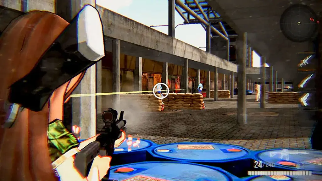 【新作Nintendo Switch™ゲーム】セクシーさとアクションが炸裂するビジュアル重視の美少女TPSゲーム「バンバンガールズ 萌えパニック」配信開始！ 画像 8