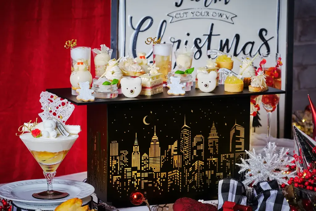 真っ白な雪が降り積もる幻想的な冬景色と愛らしい白くまが主役のクリスマススイーツ『ホワイトベアのクリスマスアフタヌーンティー』全国5都市で期間限定販売 画像 4