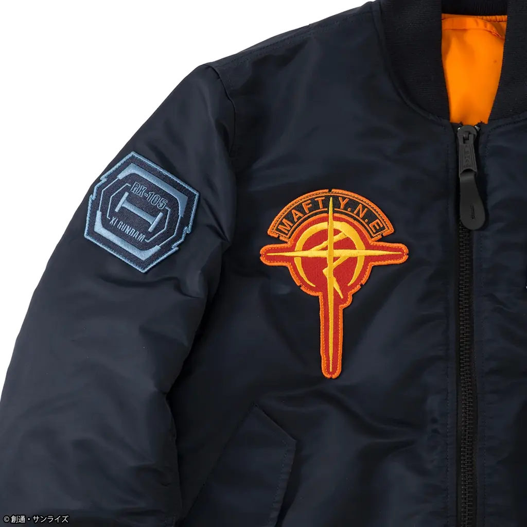 『機動戦士ガンダム 閃光のハサウェイ キルケーの魔女』から、ALPHA INDUSTRIESとのコラボによる、新作フライトジャケットMA-1が登場、アクリルスタンドプレゼントキャンペーンも実施！ 画像 6