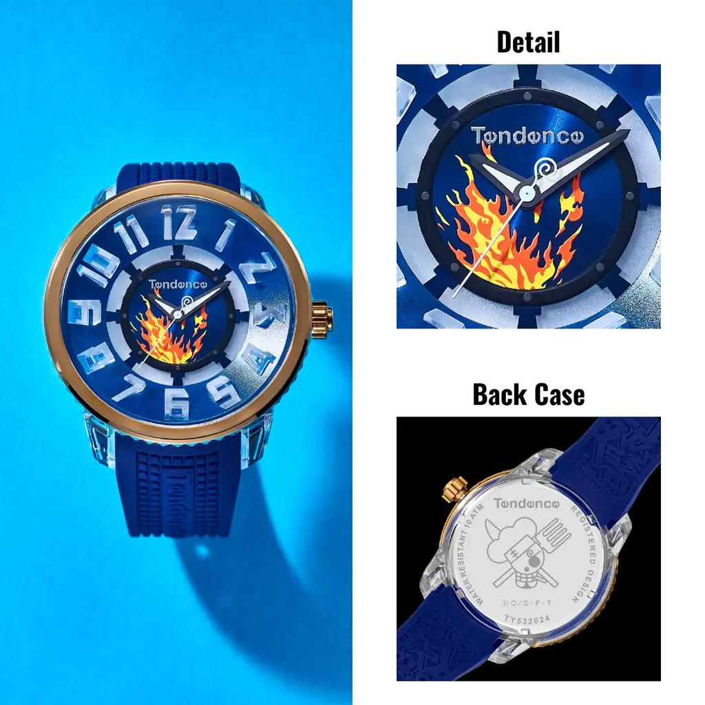 ”麦わらの一味”10人をイメージした腕時計が登場！スイス生まれの時計ブランドTendence（テンデンス）は人気TVアニメ『ONE PIECE』とのコラボレーションウォッチを11月28日に発売します。 画像 10