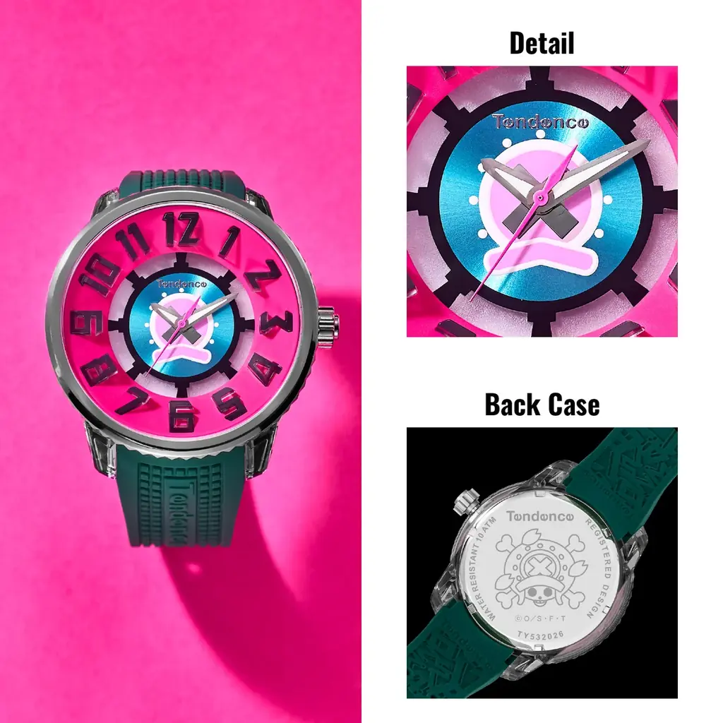 ”麦わらの一味”10人をイメージした腕時計が登場！スイス生まれの時計ブランドTendence（テンデンス）は人気TVアニメ『ONE PIECE』とのコラボレーションウォッチを11月28日に発売します。 画像 11