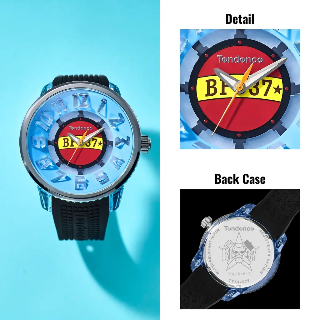 ”麦わらの一味”10人をイメージした腕時計が登場！スイス生まれの時計ブランドTendence（テンデンス）は人気TVアニメ『ONE PIECE』とのコラボレーションウォッチを11月28日に発売します。 画像 13