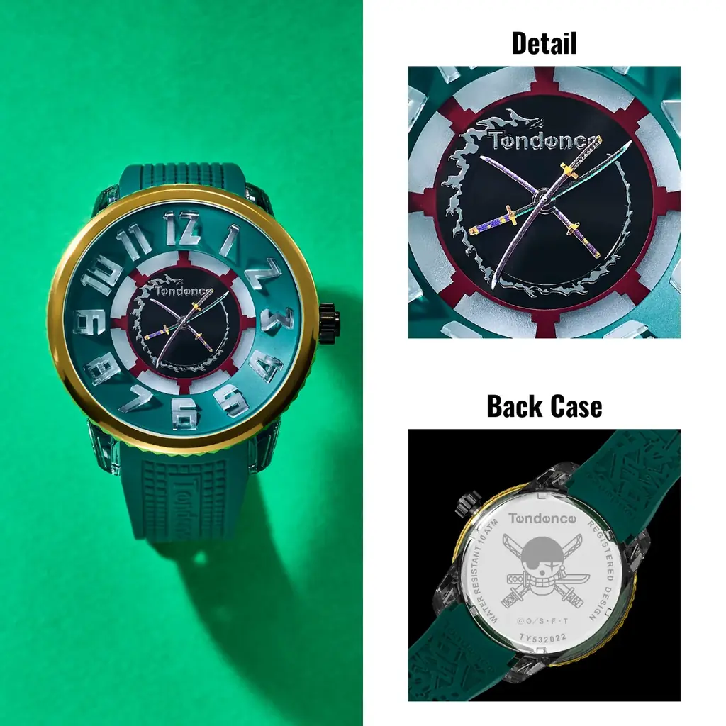 ”麦わらの一味”10人をイメージした腕時計が登場！スイス生まれの時計ブランドTendence（テンデンス）は人気TVアニメ『ONE PIECE』とのコラボレーションウォッチを11月28日に発売します。 画像 7