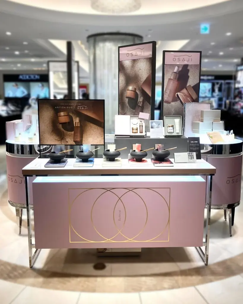 OSAJI（オサジ）、2025年11月5日（水）〜11日（火）まで阪急うめだ本店 2階 きれいきれいスタジオにてポップアップイベントを開催。 画像 1