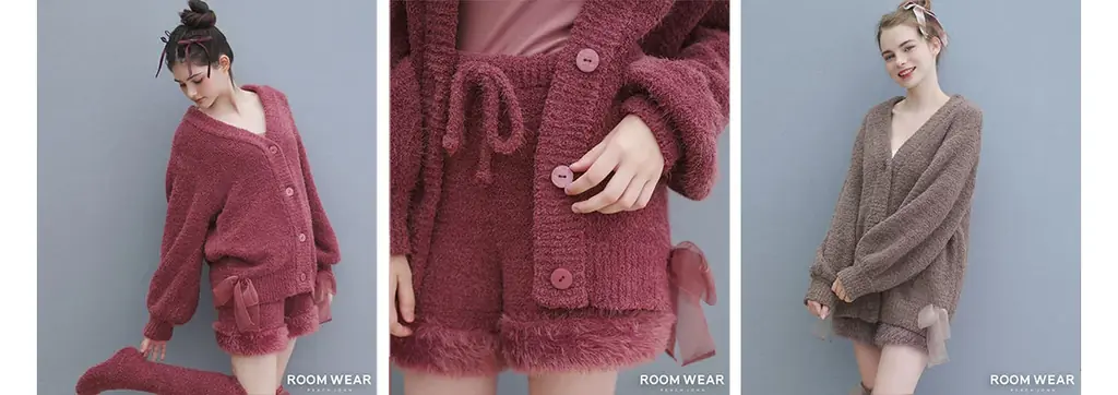【PEACH JOHN ROOM】リボンをモチーフにしたあったかルームウェアを揃えたHOLIDAY COLLECTIONを発売。 画像 18