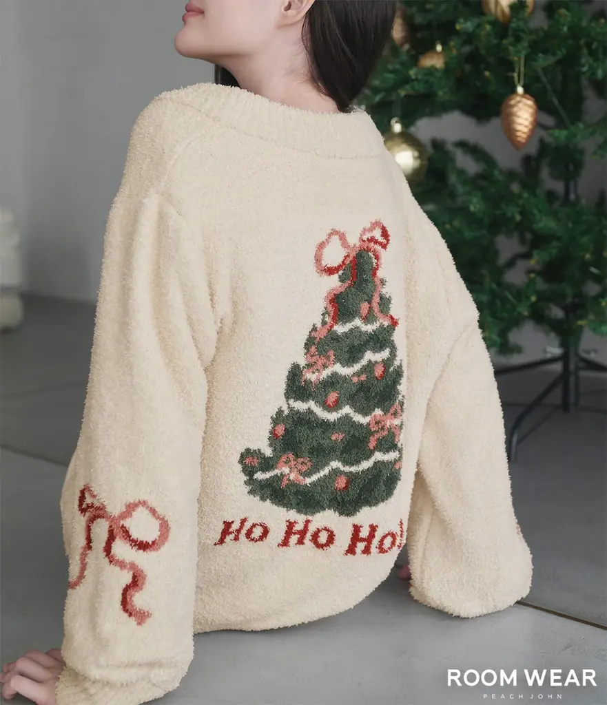 【PEACH JOHN ROOM】リボンをモチーフにしたあったかルームウェアを揃えたHOLIDAY COLLECTIONを発売。 画像 8