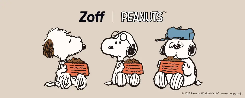 『Zoff PEANUTS COLLECTION』第5弾　PEANUTSの仲間たちが活躍する新作アイウェアが登場 画像 1