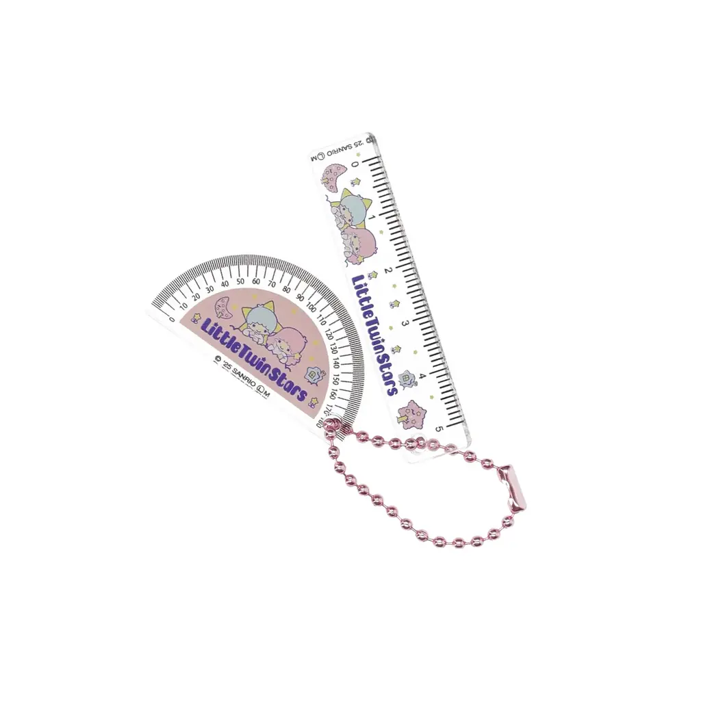 筆箱の中身の定番アイテム、レトロな「定規」と「分度器」がサンリオキャラクターズデザインのチャームになって10月中旬より全国のカプセルトイ自販機に新登場！ 画像 7