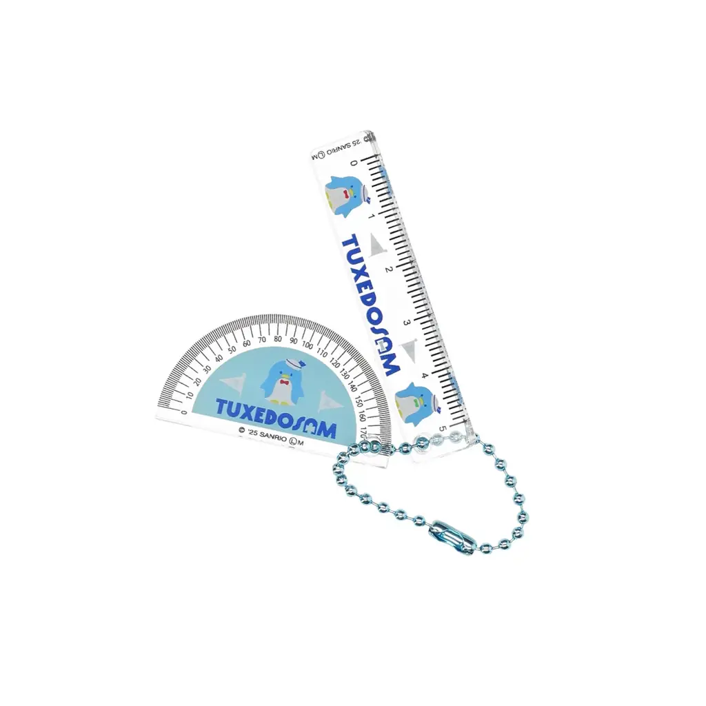 筆箱の中身の定番アイテム、レトロな「定規」と「分度器」がサンリオキャラクターズデザインのチャームになって10月中旬より全国のカプセルトイ自販機に新登場！ 画像 8