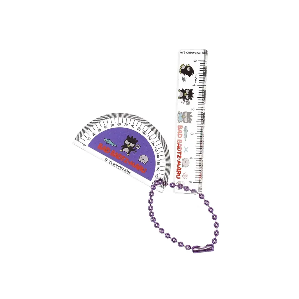 筆箱の中身の定番アイテム、レトロな「定規」と「分度器」がサンリオキャラクターズデザインのチャームになって10月中旬より全国のカプセルトイ自販機に新登場！ 画像 9