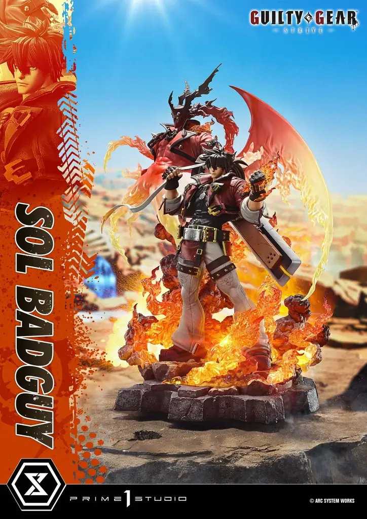 『GUILTY GEAR -STRIVE-』の「ソル＝バッドガイ」を、1/4スケールで立体化 画像 12