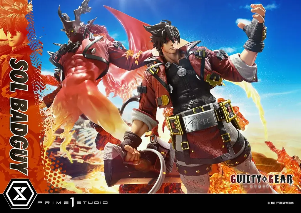 『GUILTY GEAR -STRIVE-』の「ソル＝バッドガイ」を、1/4スケールで立体化 画像 2