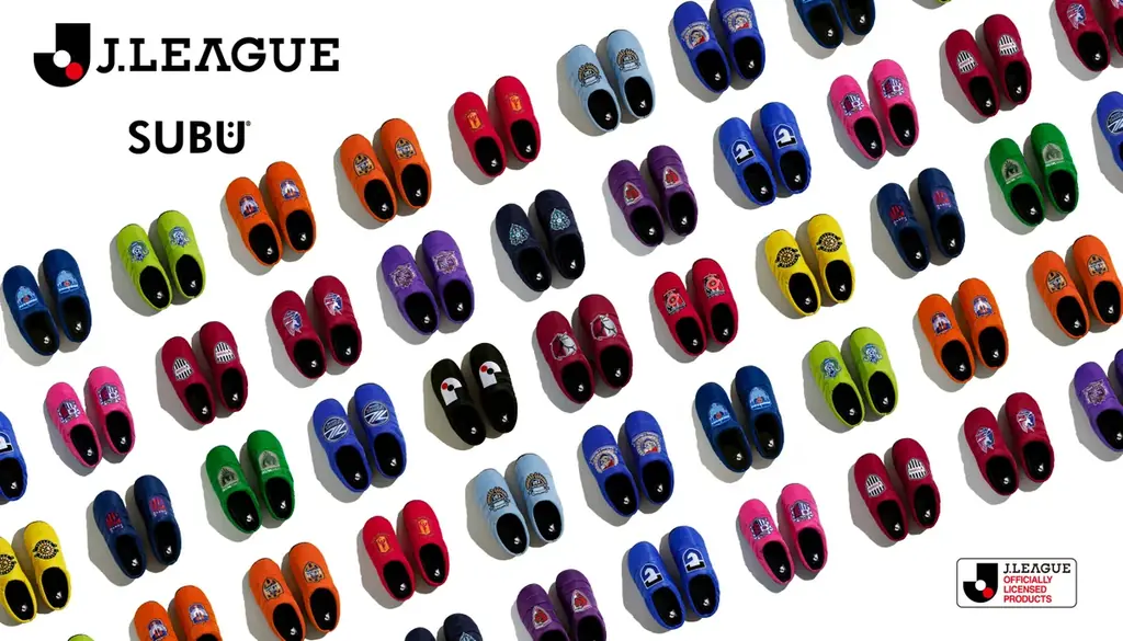 11/7発売　SUBU×Jリーグ全21種の冬サンダル