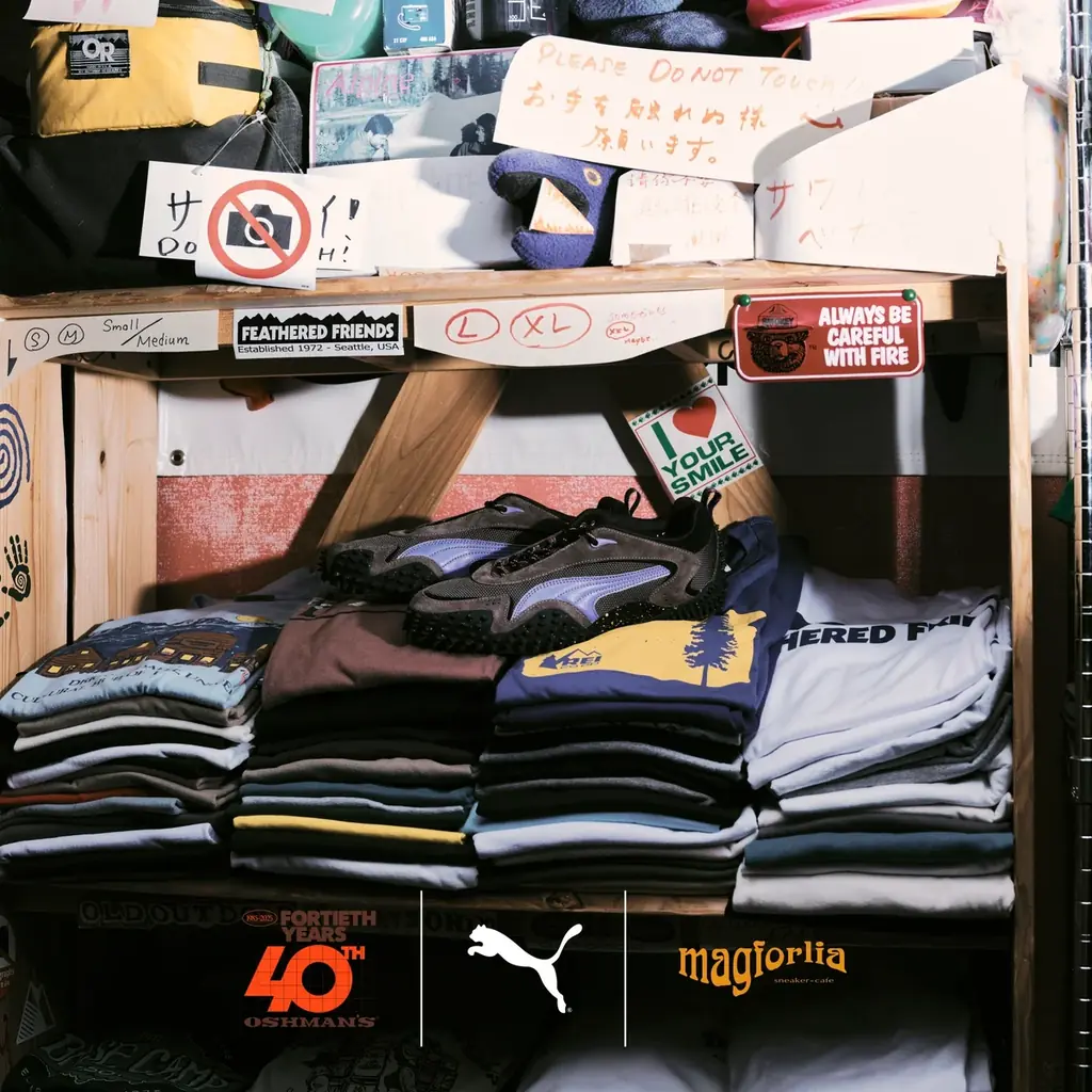 Magforlia 山田氏とコラボしたオッシュマンズ40周年記念モデル PUMA「Mostro XC “Oshman’s 40th”」2025年11月15日(土)発売 画像 3